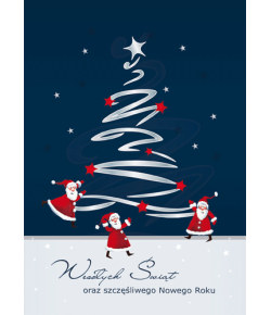 Wesołe Mikołajki kartka z tekstem GD-T 54