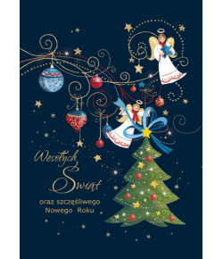 Kartka z Aniołami z tekstem GD-T 58