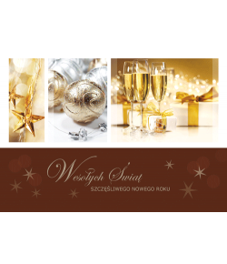 Kartka świąteczna bez życzeń GD-BT 60