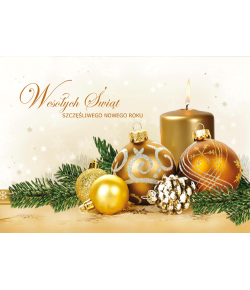 Stroik świąteczny kartka z tekstem GD-T 61