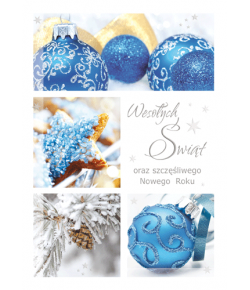 Kartka świąteczna bez życzeń GD-BT 63