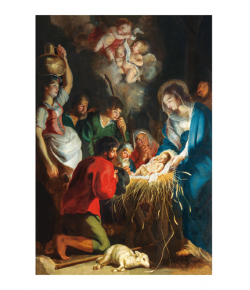 Narodziny Dzieciątka Jezus kartka bez życzeń GD-BT 76