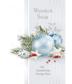 Stroik świąteczny kartka bez życzeń GD-BT 77