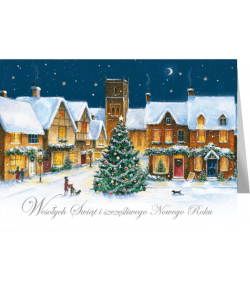 Karnet świąteczny z życzeniami B-T 594