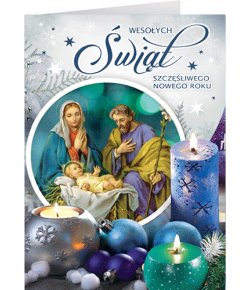 Święta Rodzina kartka z życzeniami BR-T 25