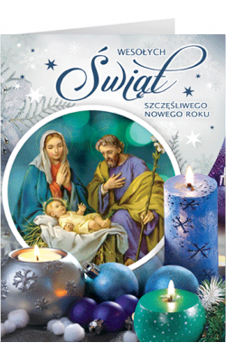 Święta Rodzina kartka z życzeniami BR-T 25