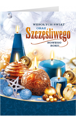 Stroik świąteczny kartka z tekstem  N-T 04