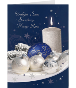 Kartki świąteczne bez życzeń  K-BT 147