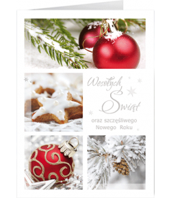 Kartki świąteczne bez życzeń  K-BT 154