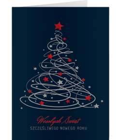 Karnet świąteczny bez życzeń  K-BT 159