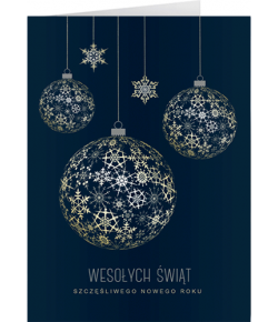 Karnet świąteczny bez życzeń  K-BT 160
