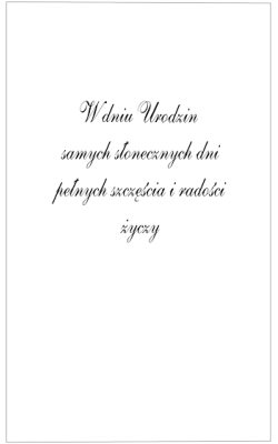 Kartka urodzinowa PR03