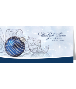 Kartka świateczna z życzeniami L-T 1001