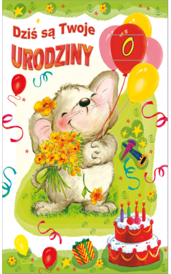 Kartka urodzinowa PR05