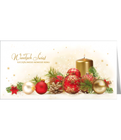 Kartka świąteczna bez życzeń L-BT 972