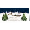 Pejzaż zimowy kartka bez życzeń L-BT 981