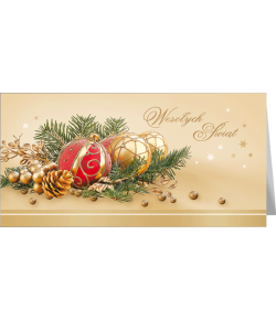 Stroik świąteczny kartka bez tekstu L-BT 983