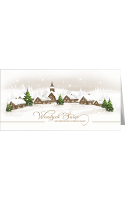 Zimowy pejzaż świąteczny L-BT 984