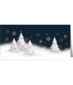 Pejzaż zimowy kartka bez tekstu L-BT 985