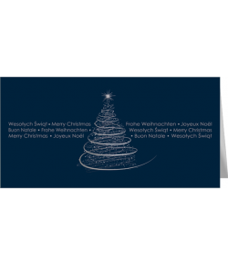 Kartka świąteczna wielojęzyczna LZ-T 66