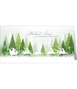 Kartka świąteczna wesoła z tekstem LZ-T 76