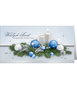 Stroik świąteczny kartka z życzeniami LZ-T 95