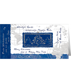 Kartka z życzeniami w kilku językach LZ-T 89