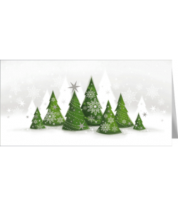 Pejzaż zimowy kartka bez tekstu LZ-BT 97