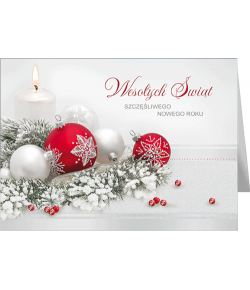 Stroik świąteczny kartka z tekstem GD-T 89