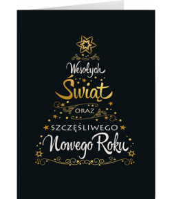 Kartka świąteczna z życzeniami GD-T 92
