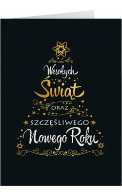 Kartka świąteczna z życzeniami GD-T 92