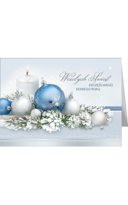 Stroik świąteczny kartka z życzeniami GD-T 143