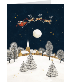 Pejzaż świąteczny kartka bez tekstu GD-BT 144