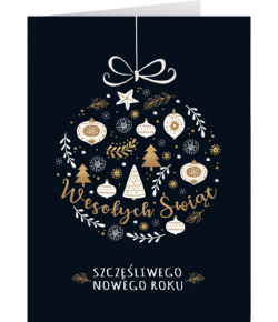 Kartka świąteczna bez życzeń GD-BT 109