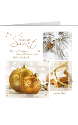 Kartka z życzeniami w kilku językach S-T 13