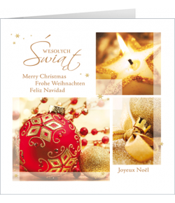 Karnet z życzeniami w kilku językach S-T 30