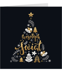 Kartka świąteczna z życzeniami S-T 51