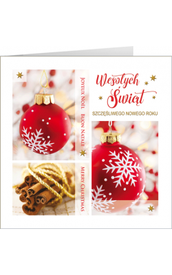 Kartka świąteczna wielojęzyczna S-T 53