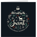 Kartka świąteczna z życzeniami S-T 54
