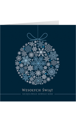 Kartka świąteczna bez tekstu S-BT 35