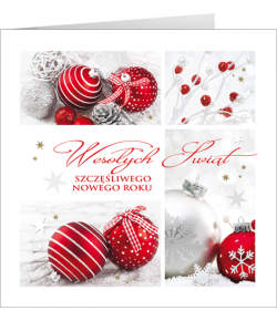 Stroik świąteczny kartka bez tekstu S-BT 37