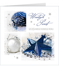 Kartka świąteczna bez tekstu S-BT 40