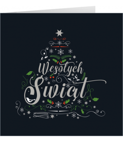 Karnet świąteczny bez życzeń S-BT 44