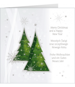 Pejzaż zimowy kartka bez życzeń S-BT 69