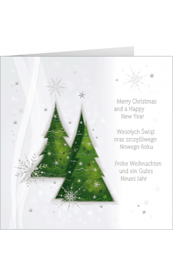 Pejzaż zimowy kartka bez życzeń S-BT 69