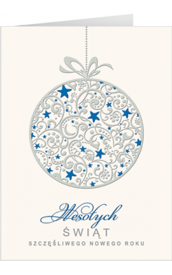 Karnet świąteczny bez tekstu T-BT 11