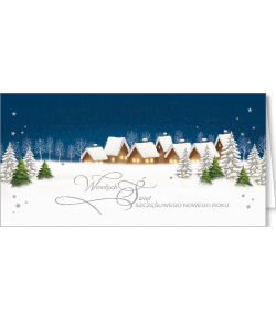 Karnet świąteczny z życzeniami  LZ-T 80