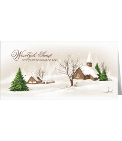 Zimowy pejzaż świąteczny L-BT 995