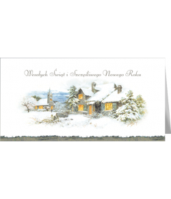 Zimowy pejzaż świąteczny L-BT 974