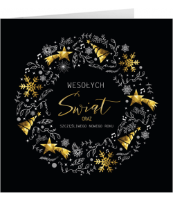 Kartka świąteczna bez tekstu S-BT 46